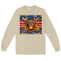 Mushroom 4th of july longhaired cow tumbler Long Sleeve Tee - Jasminsmagicworld