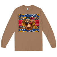 Toasted Coconut 4th of july longhaired cow tumbler Long Sleeve Tee - Jasminsmagicworld