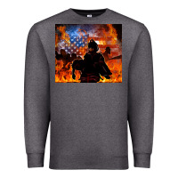 Charcoal Heather western firefighters Premium Sweatshirt - MaliasSmallBusiness