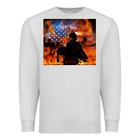 Dove Grey western firefighters Premium Sweatshirt - MaliasSmallBusiness