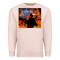 Pale Pink western firefighters Premium Sweatshirt - MaliasSmallBusiness