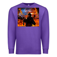 Purple western firefighters Premium Sweatshirt - MaliasSmallBusiness