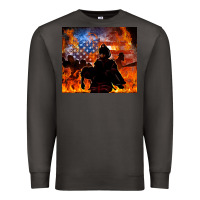 Smoke western firefighters Premium Sweatshirt - MaliasSmallBusiness