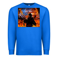 True Royal western firefighters Premium Sweatshirt - MaliasSmallBusiness