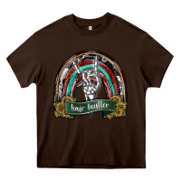 Chocolate Brown hair hurstler copy Heavy Core Tee - SublimationCraftShop