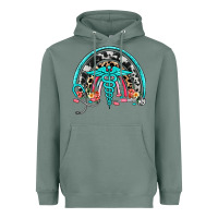 Sage nurse rainbow Heavyweight Hoodie - NancyCooperArtShop