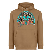 Toasted Coconut nurse rainbow Heavyweight Hoodie - NancyCooperArtShop