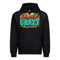 Black Western Beautiful Crazy Urban Hoodie - texasbilliewilder