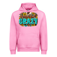 Fuchsia Pink Western Beautiful Crazy Urban Hoodie - texasbilliewilder