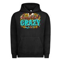 Pigment Black Western Beautiful Crazy Urban Hoodie - texasbilliewilder