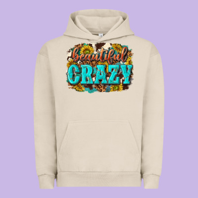 Western Beautiful Crazy Urban Hoodie Designed By Texasbilliewilder