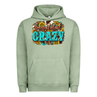 Pigment Oil Green Western Beautiful Crazy Urban Hoodie - texasbilliewilder