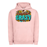 Pigment Salmon Western Beautiful Crazy Urban Hoodie - texasbilliewilder
