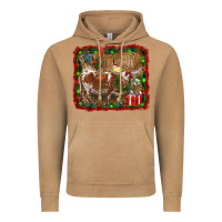 Vintage Camel christmas farm animals Vintage Hoodie - RanaPortraitStore