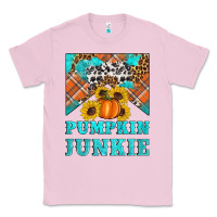 Bubblegum Pink pumpkin junkie Classic Tee - Artiststas