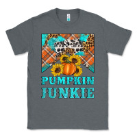 Charcoal Heather pumpkin junkie Classic Tee - Artiststas