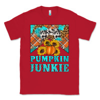 Red pumpkin junkie Classic Tee - Artiststas