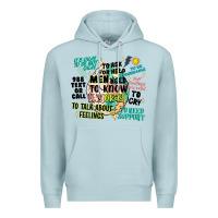 Blue Mist mens mental health matters Premium Hoodie - Artiststas