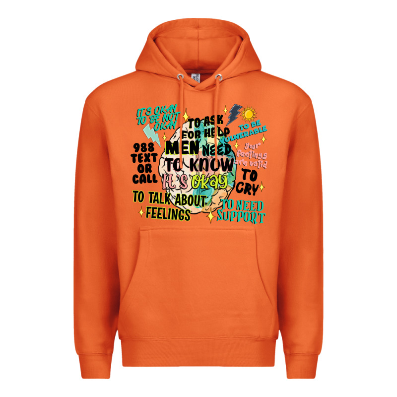 Mens Mental Health Matters Premium Hoodie by Artiststas | Teevron