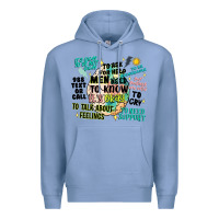 Colony Blue mens mental health matters Premium Hoodie - Artiststas