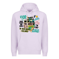 Lilac mens mental health matters Premium Hoodie - Artiststas