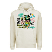 Oatmeal Heather mens mental health matters Premium Hoodie - Artiststas
