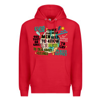 Red mens mental health matters Premium Hoodie - Artiststas