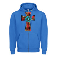 True Royal christmas cross Zipper Hoodie - BarkalooDesign