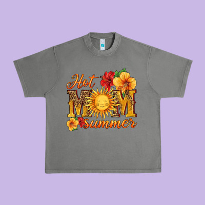 Hot Mom Summer Urban Heavy Tee Designed By Hra Design Shop
