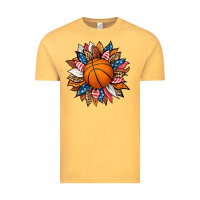 Vintage Mustard basketball sunflower Vintage Tee - HRA Design Shop