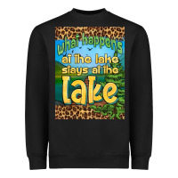 Black what happens at the lake stays at the lake air freshener Heavyweight Sweatshirt - HRA Design Shop