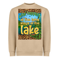 What Happens At The Lake Stays At The Lake Air Freshener Heavyweight Sweatshirt | Teevron
