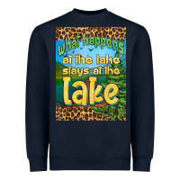 Navy what happens at the lake stays at the lake air freshener Heavyweight Sweatshirt - HRA Design Shop