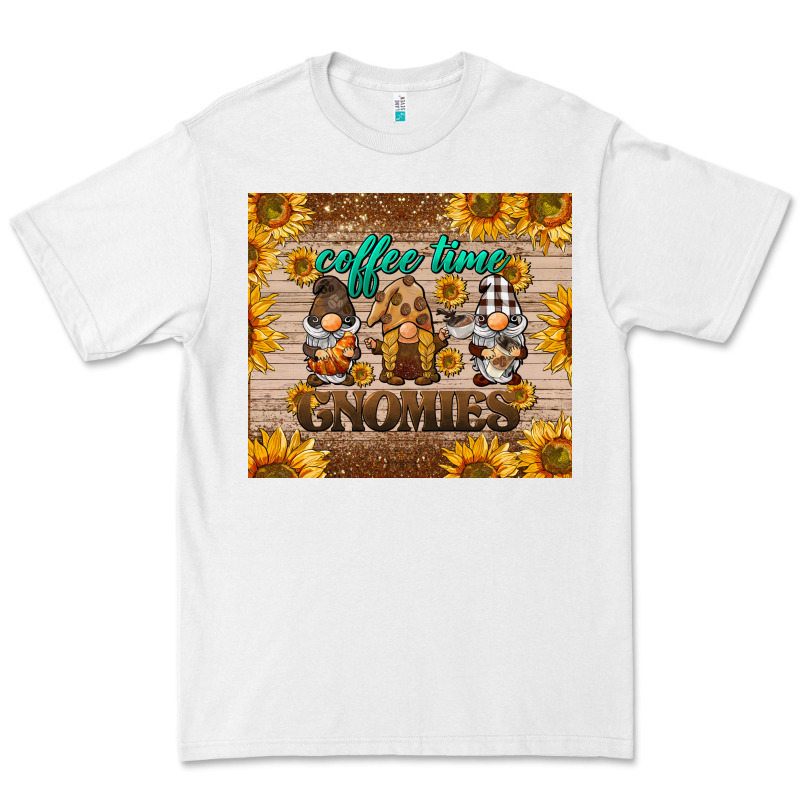Coffee Time Gnomies Premium Tee by BarkalooDesign | Teevron