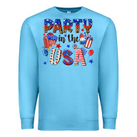 Ocean Blue party in the usa Premium Sweatshirt - NancyCooperArtShop