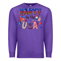 Purple party in the usa Premium Sweatshirt - NancyCooperArtShop