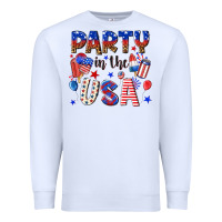 White party in the usa Premium Sweatshirt - NancyCooperArtShop