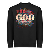 Black This is god country 4th of july Heavyweight Sweatshirt - CowGirlArtShop