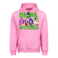 Fuchsia Pink Drink Up Witches Urban Hoodie - texasbilliewilder