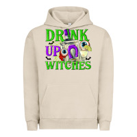 Pigment French Oak Drink Up Witches Urban Hoodie - texasbilliewilder