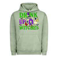 Pigment Oil Green Drink Up Witches Urban Hoodie - texasbilliewilder
