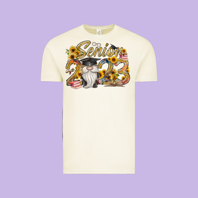 Senior 2023 Vintage Tee Designed By Racoondesign