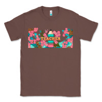 Chestnut teacher floral pencil libbey glass Classic Tee - BundleAndBundleShop