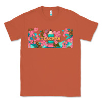 Copper teacher floral pencil libbey glass Classic Tee - BundleAndBundleShop
