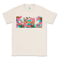 Natural teacher floral pencil libbey glass Classic Tee - BundleAndBundleShop