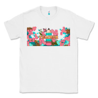 White teacher floral pencil libbey glass Classic Tee - BundleAndBundleShop