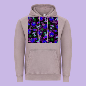 Halloween Vintage Hoodie Designed By Texasbilliewilder