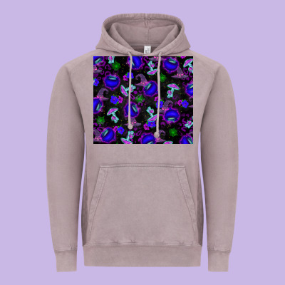 Halloween Vintage Hoodie Designed By Texasbilliewilder