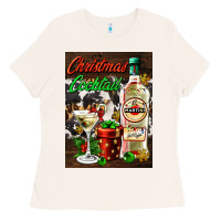 Bone christmas cocktail martini  air freshener Ladies Tee - AdoDesignShop
