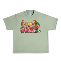 Oil Green beach babe Urban Heavy Tee - HRA Design Shop